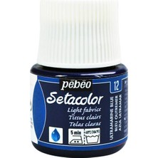 Pebeo Light Fabric (Transparan) Kumaş Boyası 12 Ultramarıne Blue 45 ml
