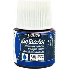 Pebeo Shimmer (Pırıltılı) Opak Kumaş Boyası 67 Plum 45 ml