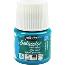 Pebeo Suede Effect (Süet Etkisi) Kumaş Boyası 311 Turquoıse 45 ml