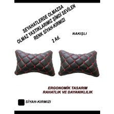 Desingonb Peugeot Partner Tepee Uyumlu Araba,oto,araç Boyun Yastığı Kırmızı