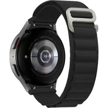 Basias Huawei Watch Ultimate Uyumlu Alpine Kumaş Kordon Kayış (22MM)