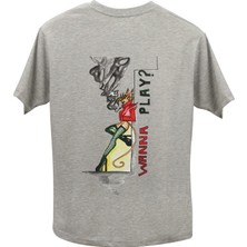 Aten Wear Oversize Bisiklet Yaka Basic Kısa Kollu Tişört