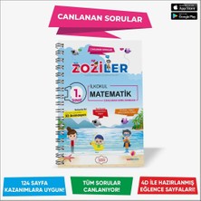 Zoziler İlkokul 1. Sınıf Matematik Soru Bankası – 1.Sınıf Yeni Nesil Problemler - Canlanan Sorular!