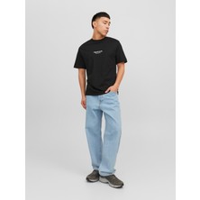 Jack & Jones Jorvesterbro Erkek Bej T-Shirt 12240121-Moonbeam