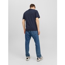 Jack & Jones Jorvesterbro Erkek Bej T-Shirt 12240121-Moonbeam