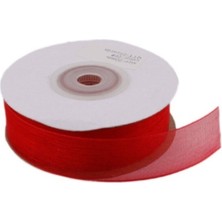 Depposite Organze Kurdele 30 mm - 22 Metre Kırmızı