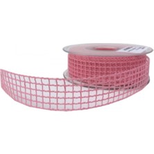 Depposite Kurdele Kanaviçe File Modeli 2 cm - 20 Metre Pembe