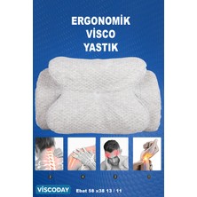 Viscoday Ortopedik Visco Yastık Boyun Fıtığı Boyun Düzleşmesi Boyun Destekli Güzellik Yastığı