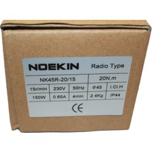 Noekin 20NM NK45R-20/15 Otomatik Kepenk ve Panjur Sistemleri için 20Nm Tüp Motor – Sessiz ve Güvenilir Çözüm