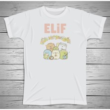 Yüksel 34 Penguen Karakterli  Çocuklara  Özel Isim Baskılı  Tshirt , Micro Polyester Terletmez Kumaş