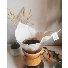 Fibi Natural 2 Adet Chemex Yıkanabilir Kumaş Kahve Filtresi