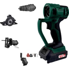 KL Pro  Şarjlı 18 Volt/2.0 Ah Li-Ion Çift Akülü Vidalama Multi Set