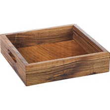 Biradlı Ahşap Ekmek Sepeti