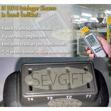 Sevgift C.E.M Dt - 3891G Sıcaklık Kayıt Cihazı 4 Kanallı Datalogger