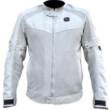 Xspeed X-Evo Yazlık Fileli Korumalı Motosiklet Montu Yeni Sezon Gri