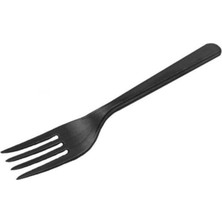 Depposite Plastik Çatal - 25'li Siyah