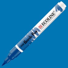 Talens Ecoline Brush Pen Fırça Uçlu Kalem 508 Prussian Blue