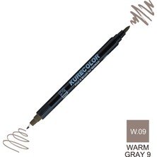Zig Kurecolor Mangaka Fine&brush Çift Taraflı Kalem CNKC-2200 No W.09 Warm Gray 09