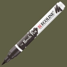 Talens Ecoline Brush Pen Fırça Uçlu Kalem 718 Warm Grey