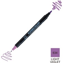 Zig Kurecolor Mangaka Fine&brush Çift Taraflı Kalem CNKC-2200 No 634 Light Violet
