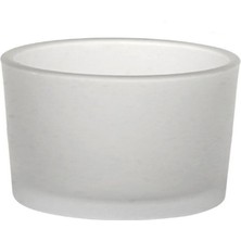 Depposite 6 Adet Buzlu Oval Cam Bardak - Doluma Uygun 6 cm