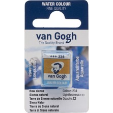 Van Gogh Suluboya Tablet 234 Raw Sienna 1 Adet Yüksek Pigment Yoğunluğu ile Canlı Renkler