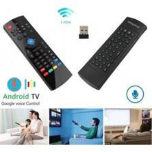 Depposite Kablosuz Klavye Mouse Smart Tv Box Pc Şarjlı Akıllı Kumanda Klavyeli Akıllı Tv Kumandası