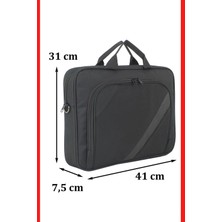 Tansqueen Evrak El Çantası 15,6 Inç Laptop Bölmeli Organizer Çanta