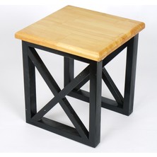 Woodensa Masif Sehpa  Ahşap Yan Sehpa Orta Sehpa