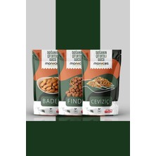 Monoces Organic Nuts Trio Mix (Badem, Ceviz, Fındık)