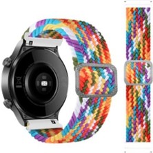 Basias Huawei Watch Ultimate Uyumlu  Loop Dokuma Ayarlanır Tokalı (22MM)