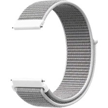 Basias Huawei Watch Ultimate Uyumlu Hasır Kumaş Kordon (22MM)
