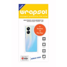 Wrapsol Realme 10 Pro Plus Mat Arka ve Yan Kaplama Tam Kapatan Poliüretan Film