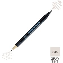 Zig Kurecolor Mangaka Fine&brush Çift Taraflı Kalem CNKC-2200 No 835 Gray Tint