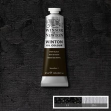 Winsor & Newton Yağlı Boya 37 Ml. 24 Ivory Black