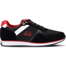 Slazenger OLIVIERA I Erkek Sneaker Koşu & Yürüyüş Ayakkabısı Siyah / Kırmızı