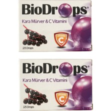Biodrops Kara Mürver & C Vitamini 18 Adet Pastil (2 Adet)