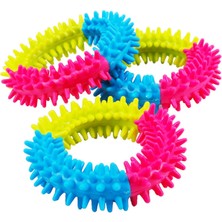 Hexingjie Store Köpek Çiğneme Oyuncağı Isırmaya Dayanıklı Diş Temizleme Köpekler Için Dışbükey Halka Oyuncak (Yurt Dışından)