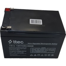 Ttec 12V 12AH Akü, 12V 12AH Akü Kuru, Çocuk Arabası Aküsü Pilsan ve Diğer Marka Arabalara Uygun