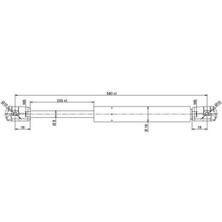 Kraftvoll Bagaj Amortısoru Fıesta Iv 95-02 Kraftvoll 09010356 Oem
