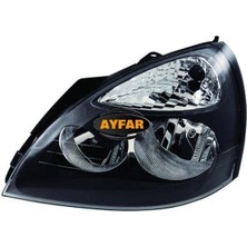 Ayfar Far Sinyal Sol Elektrikli H7 H1 Siyah Kapakli Clio İi Symbol İi 2004 - Ayfar 202234 Oem - 7701054058