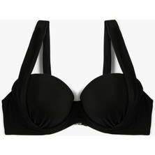 Koton Push Up Bikini Üstü Kalın Askılı Drapeli