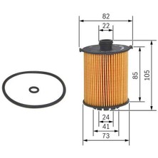 Bosch Yag Fıltresı Volvo S60 Iı 2015 2020 S80 13 S90 16 V40 V60 V70 V90 XC40 XC60 XC70 XC90 15 Bosch F026407152 Oem