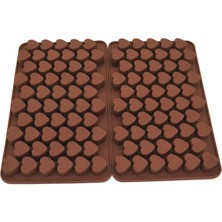 Taştan Ticaret Silikon Kalıp Kalp Çikolata Kalıbı Buz Kalıbı Çikolata Kalıbı