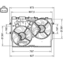 Denso Fan Motoru Davlumbaz Ducato 2.3 14- Denso DER09311 Oem