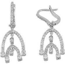 Sirius Pırlanta Pırlanta Taşlı Sallantılı Küpe 0417E0003