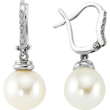 Sirius Pırlanta Pırlanta Taşlı Inci Küpe 0417E0005