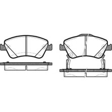 MGA Balata Fren On- Toyota Corolla 07-12/aurıs 07-12/corolla 13- 1.4 D4D Dızel Mga 55276 Oem