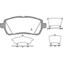 MGA Fren Balatası On- Mazda 2 2008- Subaru Justy 2007- Suzukı Swıft 2010- Mga 55641 Oem
