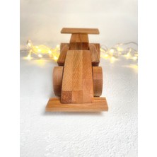 Nobleraven Design Ahşap Araba, Ahşap Oyuncak Araba, Ahşap Araba Dekor